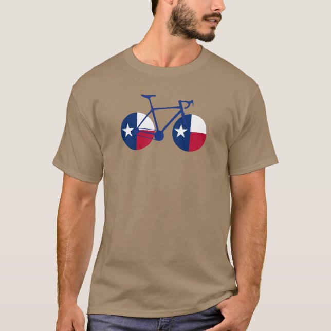 Texas Flag Cycling T-Shirt (Front)