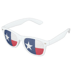TEXAS Flag Design - Retro Sunglasses