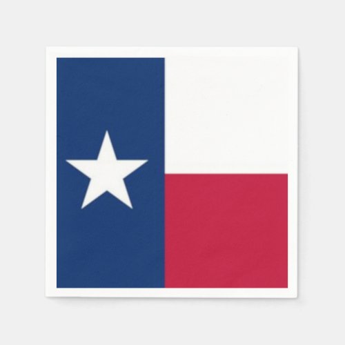 Texas Flag Dinner Napkins
