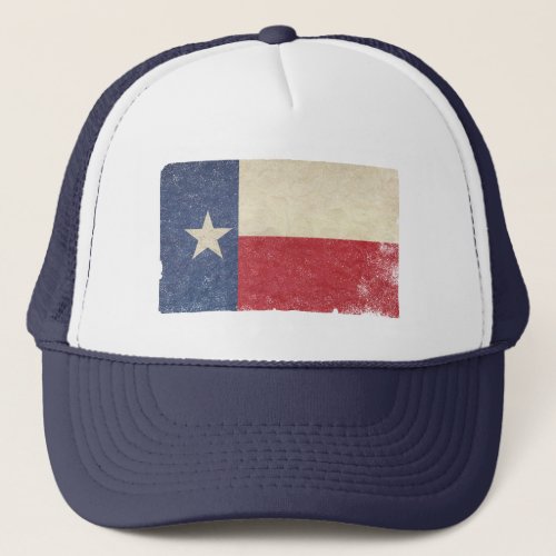 Texas Flag Distressed Trucker Hat