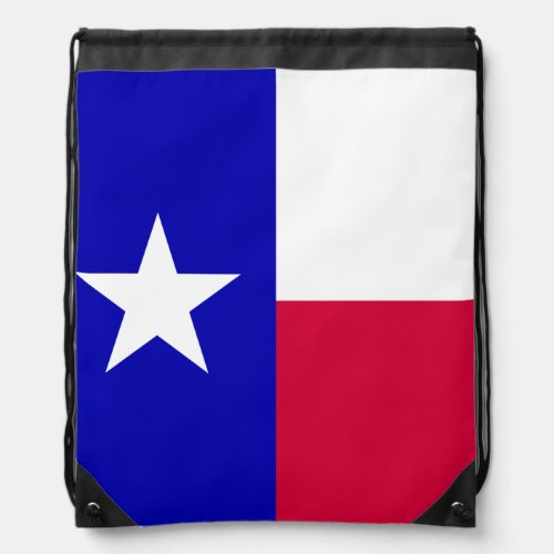 Texas Flag Drawstring Bag