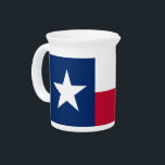 Texas Flag Drink Pitcher<br><div class="desc">Texas Flag</div>