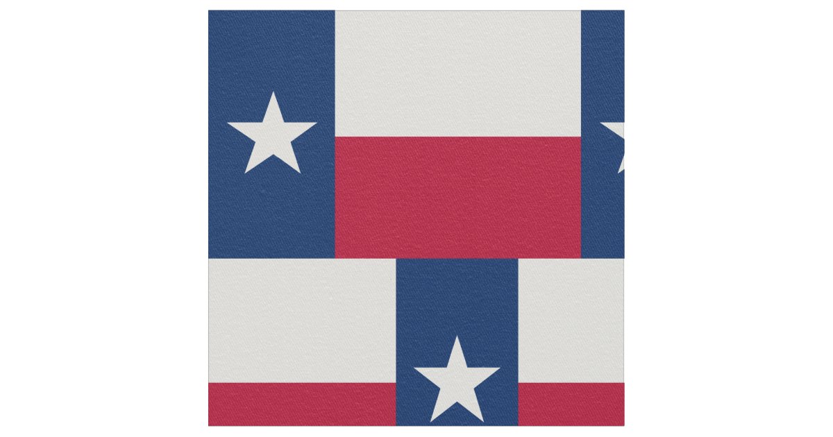 Texas Flag Fabric | Zazzle