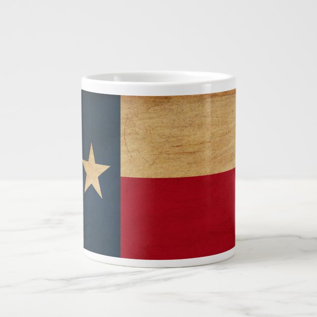 Texas Flag Giant Coffee Mug (Front)