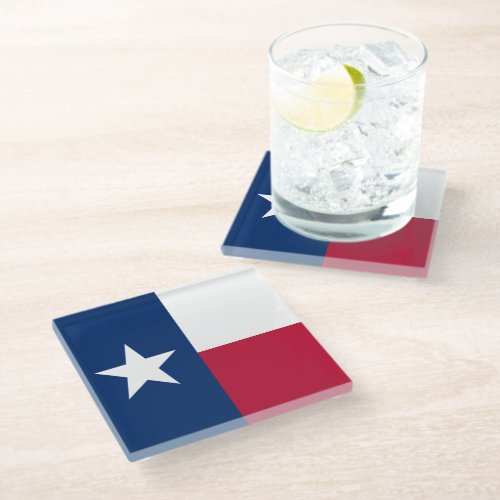 Texas Flag Glass Coaster