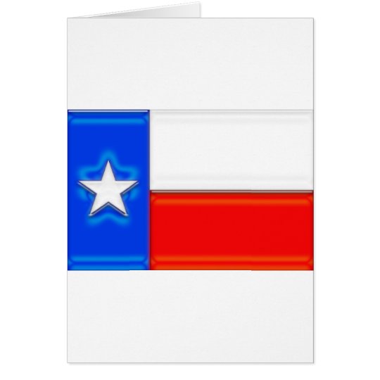 Texas Flag Glossy Card