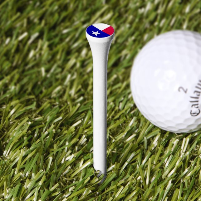 Texas flag golf tees (Grass)