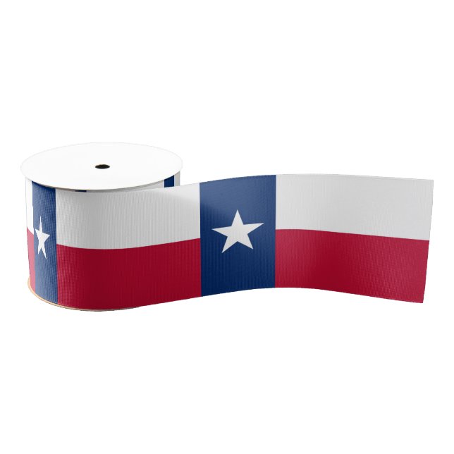 Texas Flag Grosgrain Ribbon (Spool)