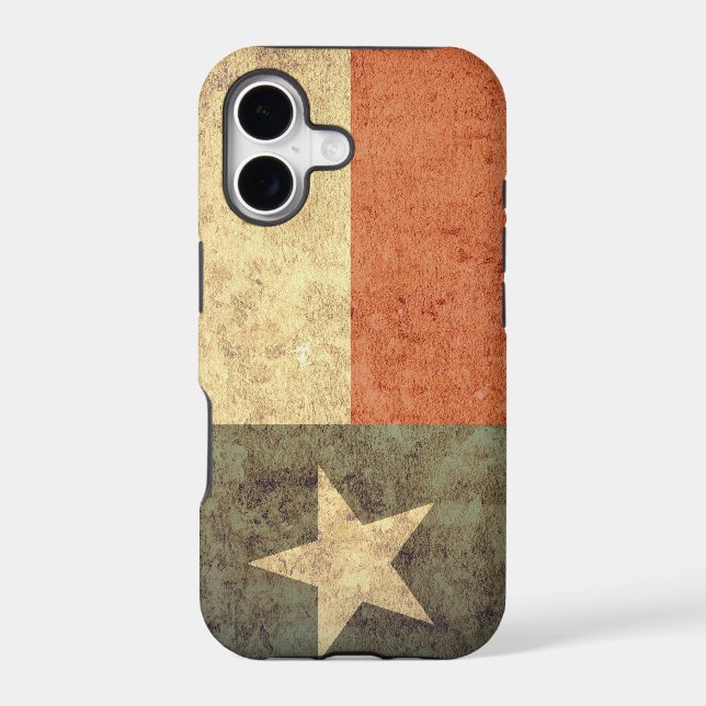 Texas Flag - Grunge Iphone Case (Back)