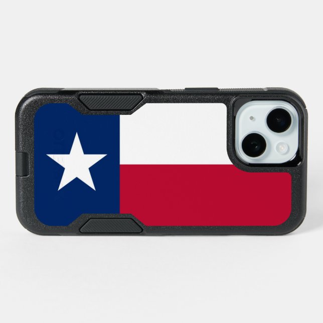 Texas Flag iPhone 15 Case (Back Horizontal)