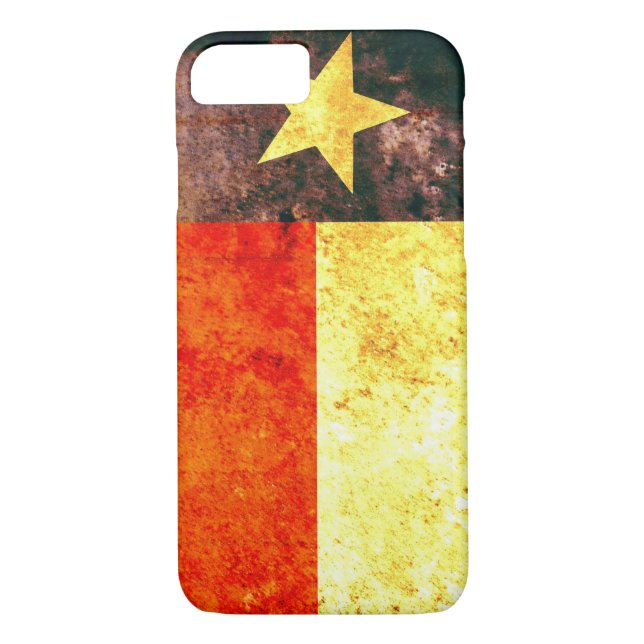 Texas Flag iPhone 7 case Barely There™ (Back)