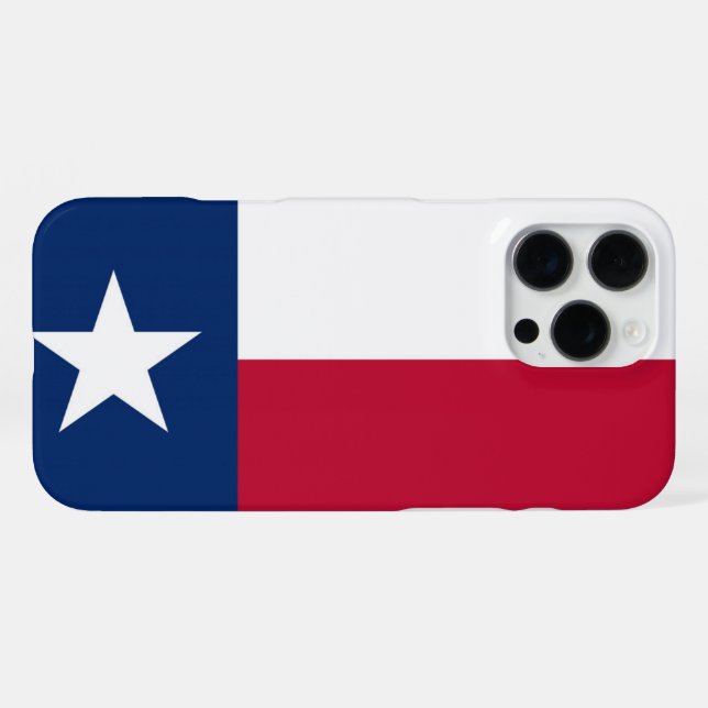 Texas Flag iPhone Case (Back Horizontal)