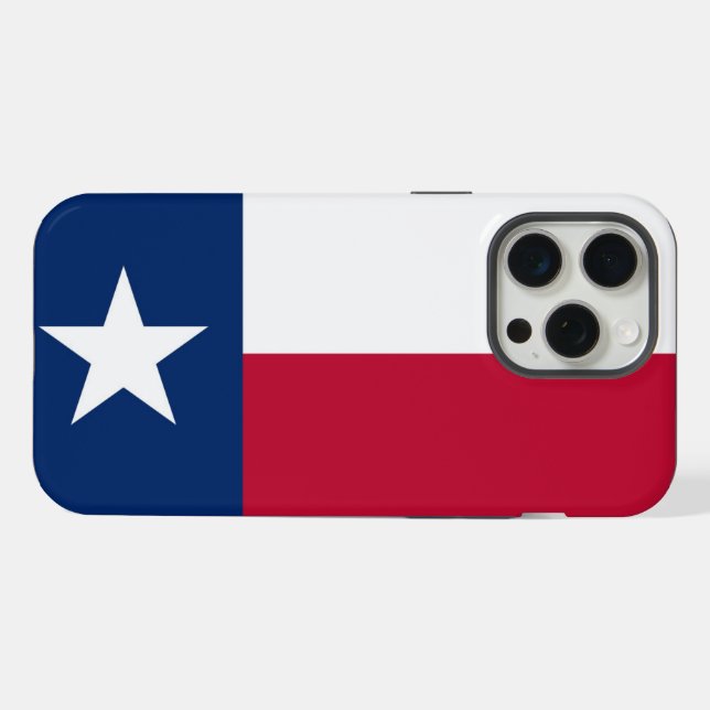 Texas Flag iPhone Case (Back Horizontal)