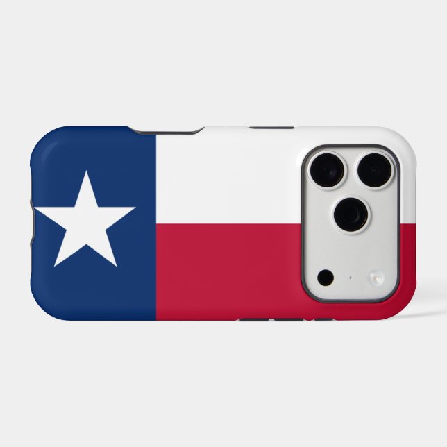 Texas Flag iPhone Case (Back Horizontal)