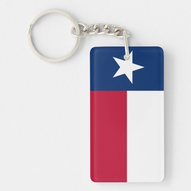 Texas Flag Keychain (Front)