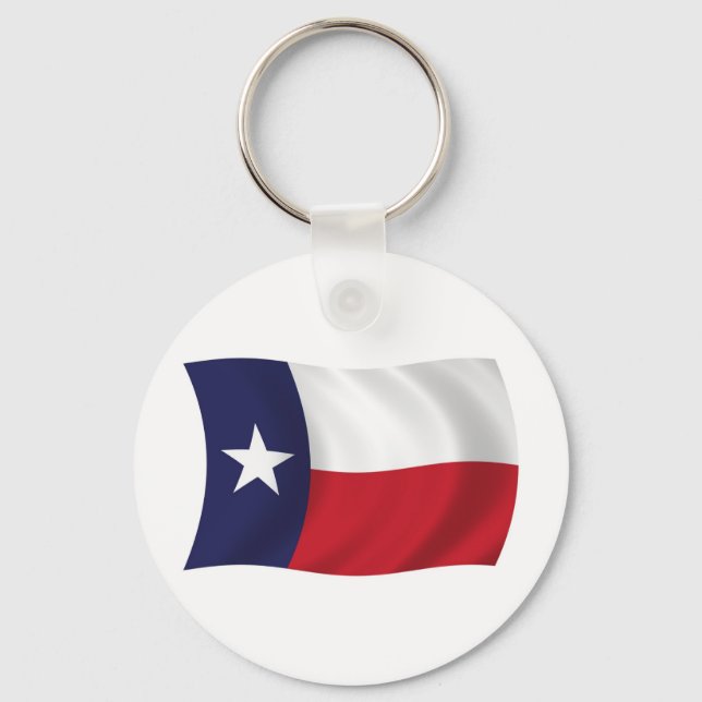 Texas Flag Keychain (Front)