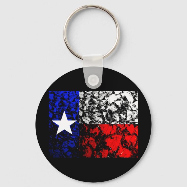Texas Flag Keychain (Front)