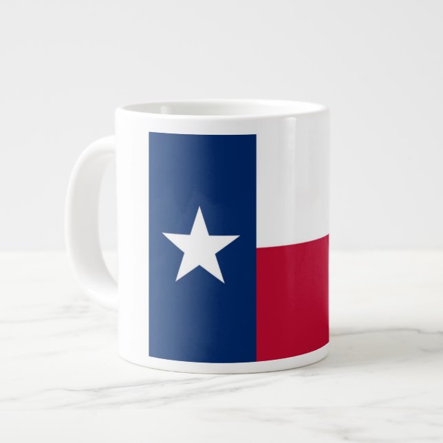 Texas Flag Large Coffee Mug (Front Left)