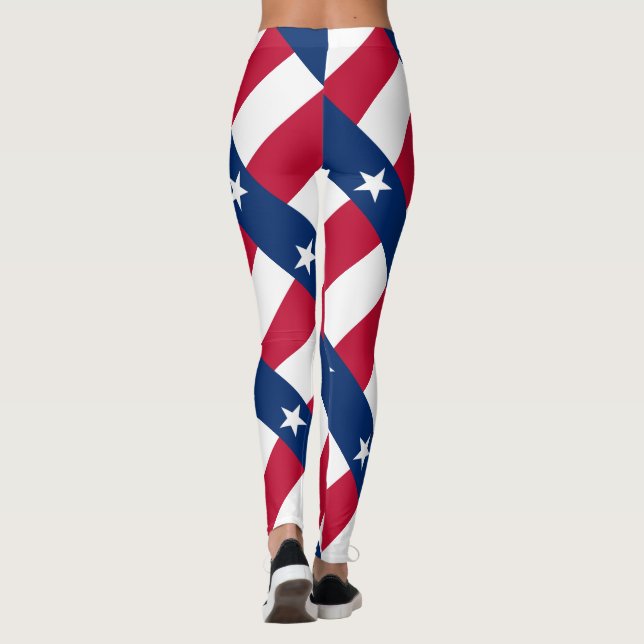 Texas Flag Leggings (Back)