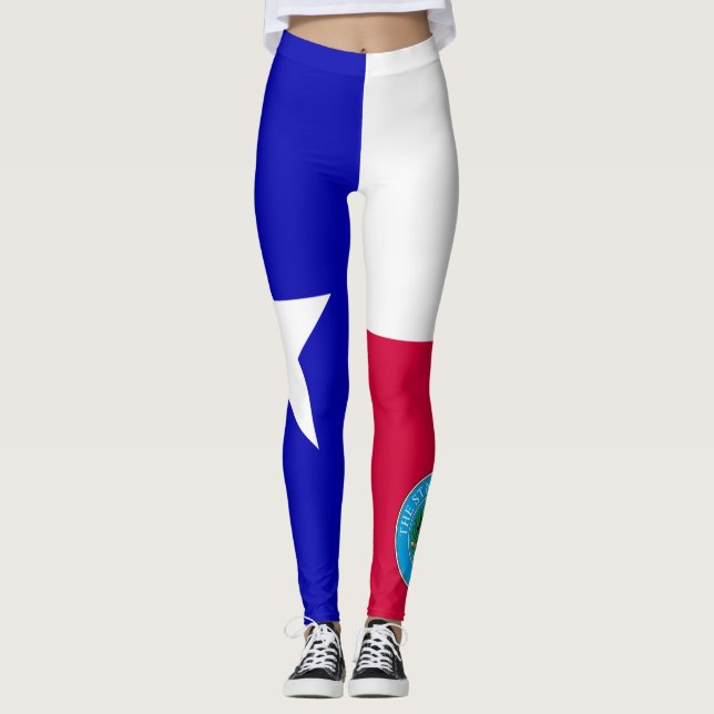 Texas flag leggings (Front)