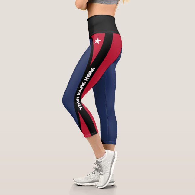 Texas Flag Leggings (Left)