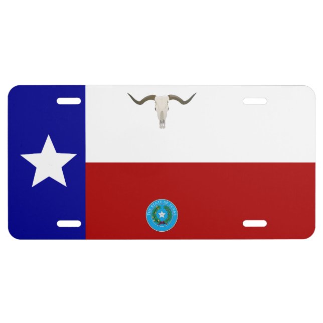 Texas flag license plate (Front)