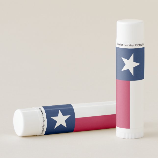 Texas Flag Lip Balm (Front)