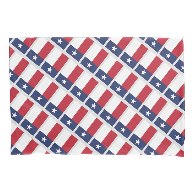 TEXAS FLAG Lone Star State Customized Reversible Pillow Case (Front)