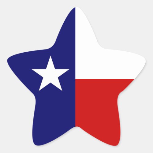 Texas Flag Lone Star State Travel Promo sticker