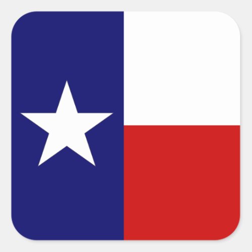 Texas Flag Lone Star State Travel Promo sticker