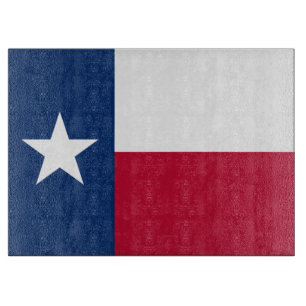 Texas Flag: Longhorns, The Texan Lone Star State Cutting Board