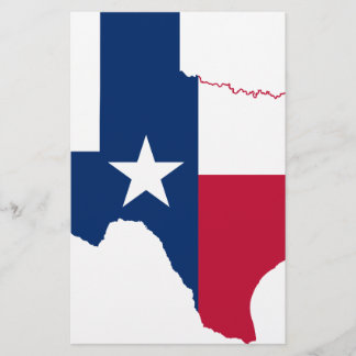 Texas flag map