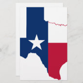 Texas flag map (Front/Back)