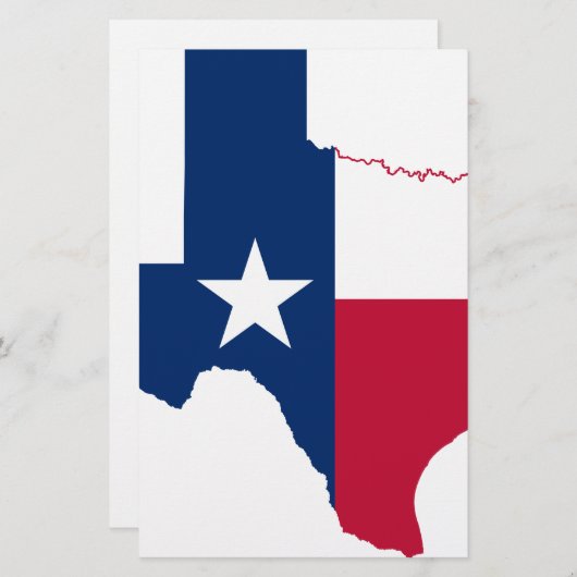 Texas flag map (Front/Back)