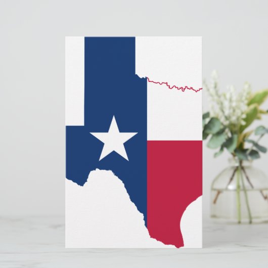 Texas flag map (Standing Front)