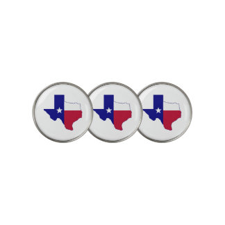 Texas Flag Map Golf Ball Marker