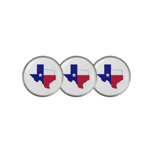 Texas Flag Map Golf Ball Marker