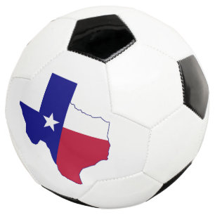 Texas Flag Map Soccer Ball