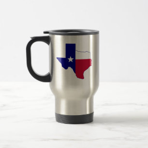 Texas Flag Map Travel Mug