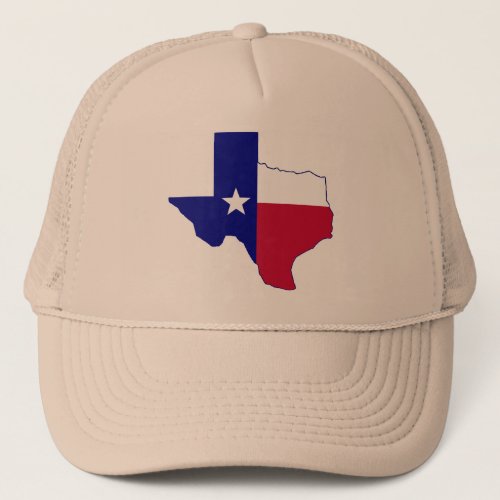 Texas Flag Map Trucker Hat