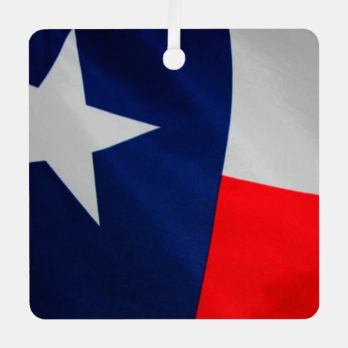 Texas Flag Metal Ornament