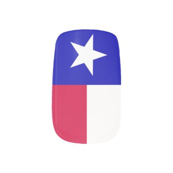 Texas Flag Minx Nail Wraps by FlagGallery at Zazzle