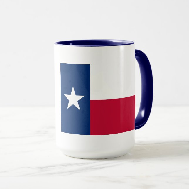 Texas Flag Mug (Front Right)