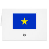 Texas, Flag of Texas (1836–1839) Cards (Back Horizontal)