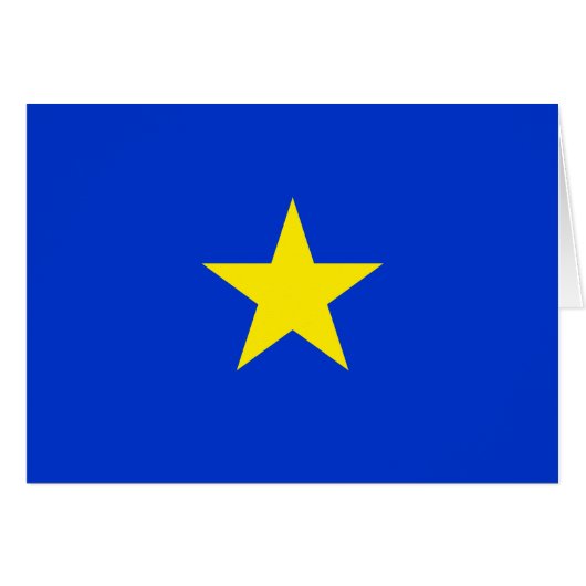 Texas, Flag of Texas (1836–1839) Cards (Front Horizontal)