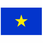 Texas, Flag of Texas (1836–1839) Statuette<br><div class="desc">Texas,  Flag of Texas (1836–1839)</div>