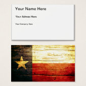 Texas Flag Old Wood (Front & Back)