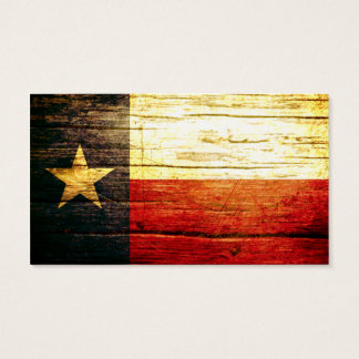 Texas Flag Old Wood