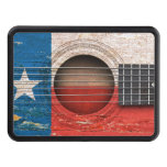 Texas Flag On Old Acoustic Guitar Hitch Cover at Zazzle
