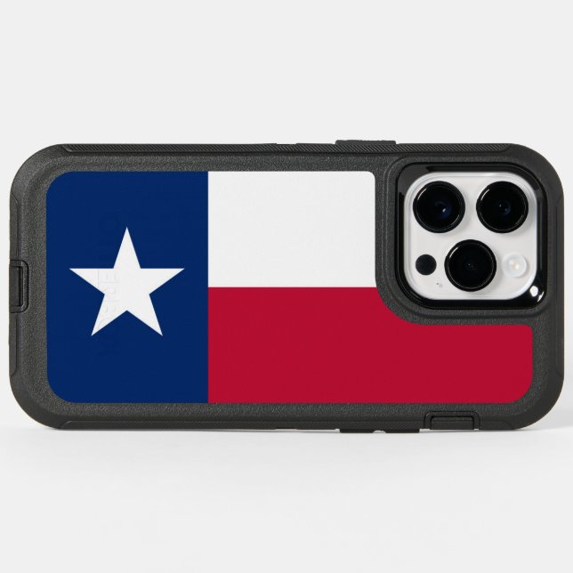 Texas Flag Otterbox iPhone Case (Back Horizontal)